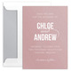 Modern Couple Shimmer Save the Date Cards Image 8 of 13